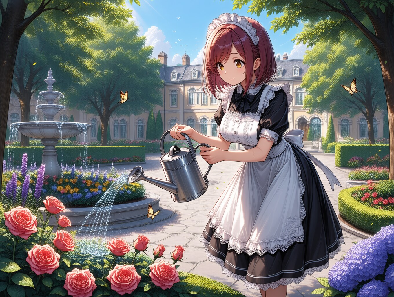 こんにちは（挨拶メイドの芽衣ちゃん）