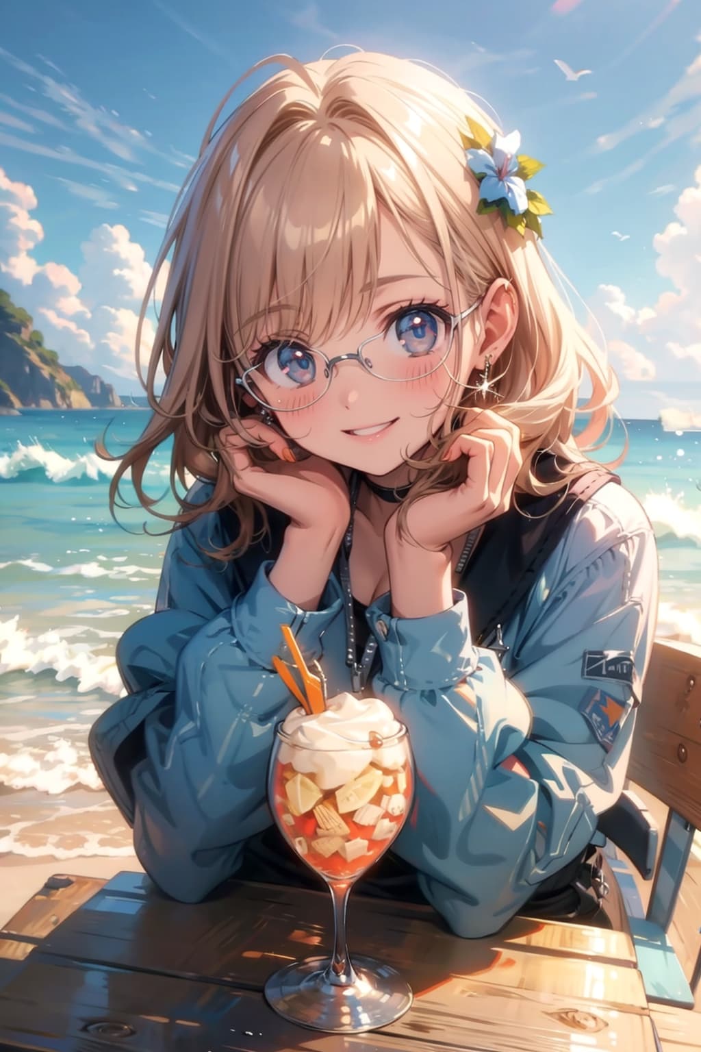 TOPAZ+αで着ぐるみペンギンちゃん