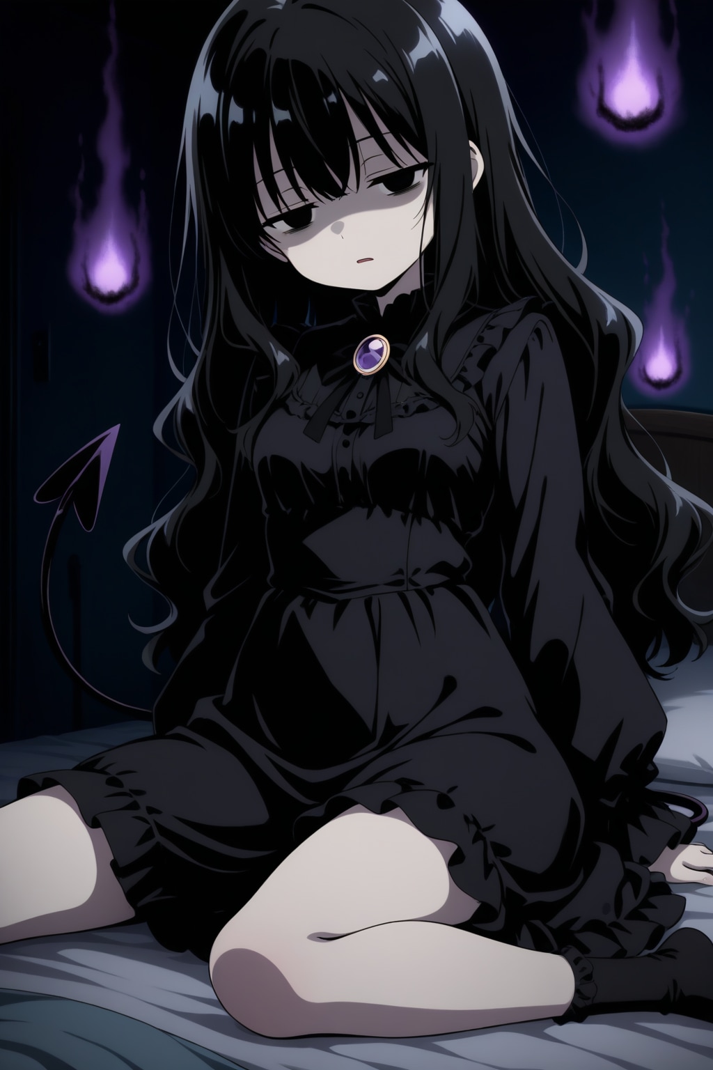 暗黒少女 | の人気AIイラスト・グラビア