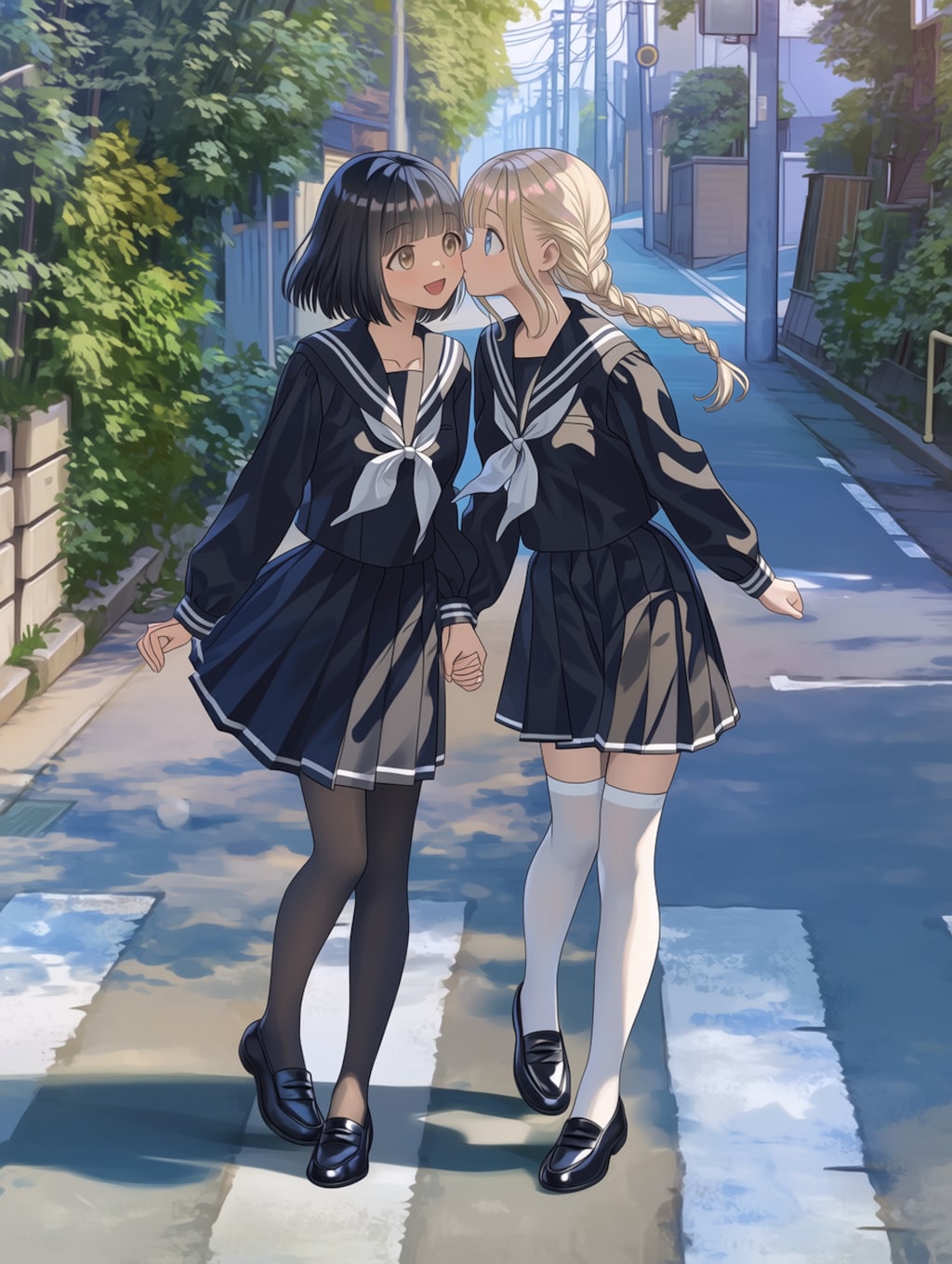 キスしたい二人のJK80