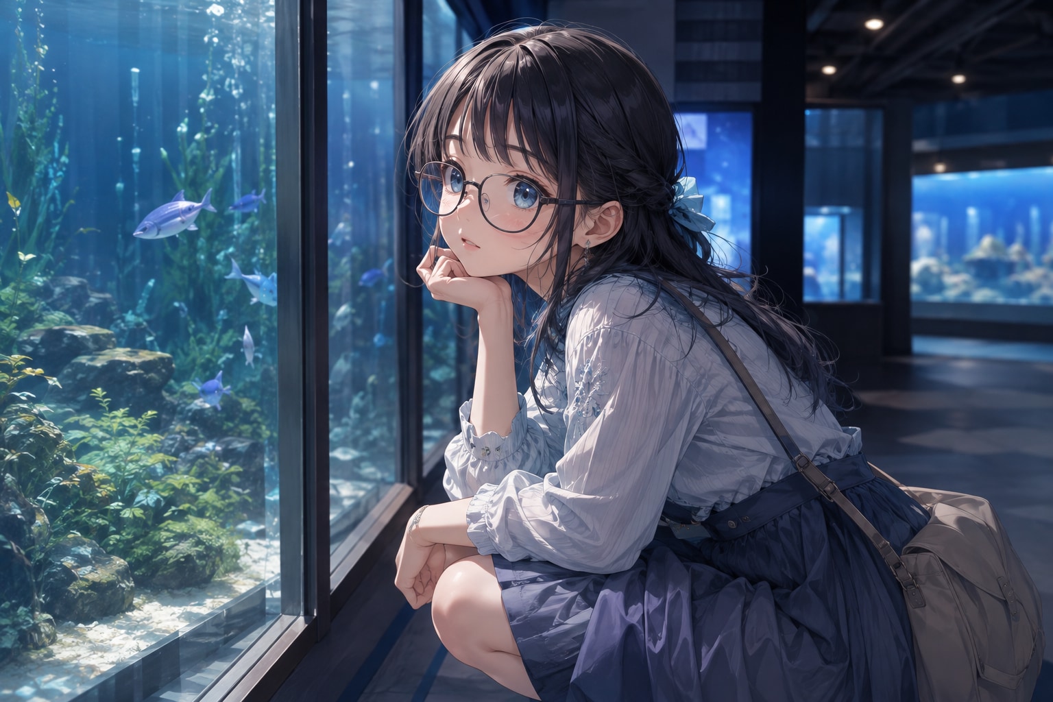 眼鏡っ娘観測所・観測記録No.018 | の人気AIイラスト・グラビア
