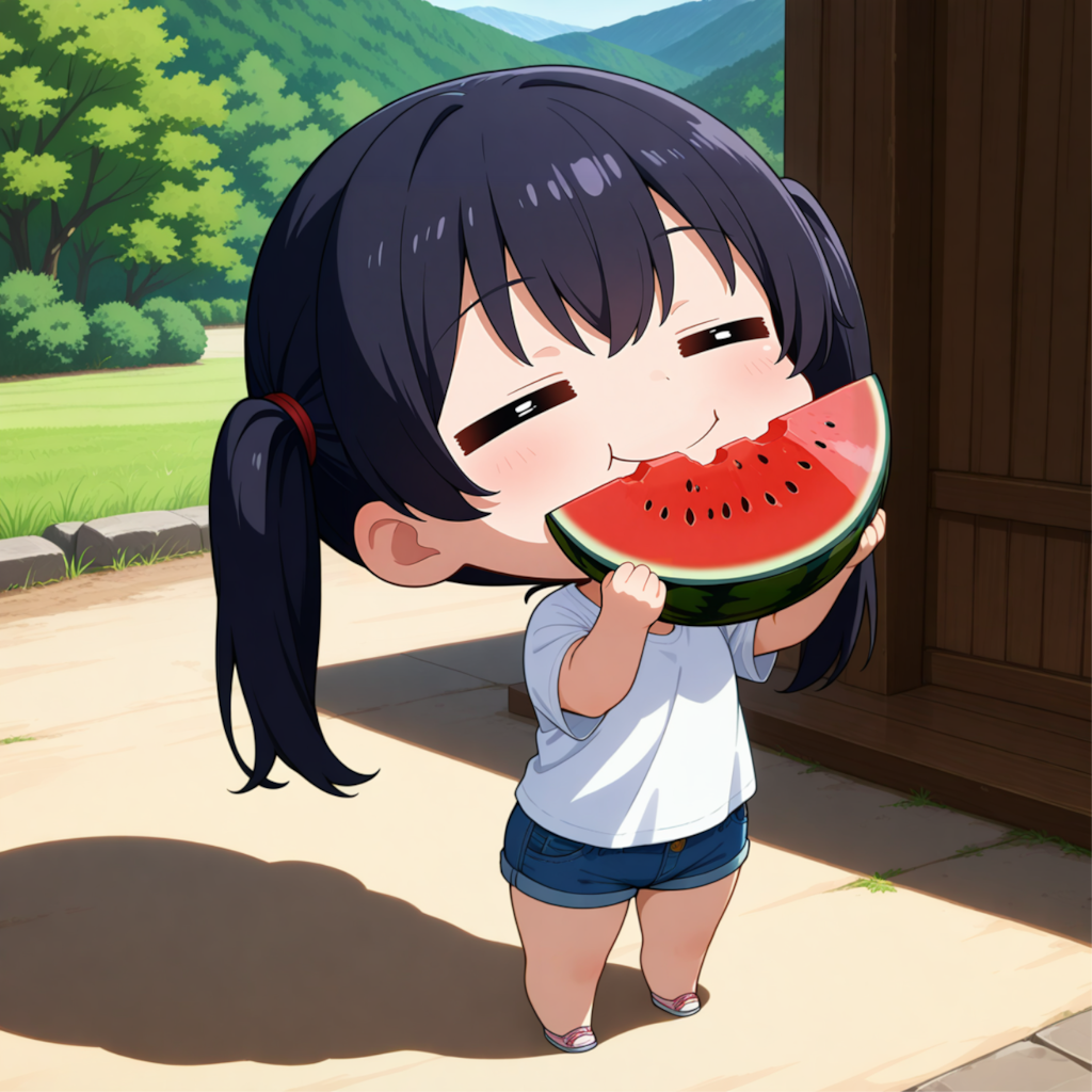 スイカうめぇ