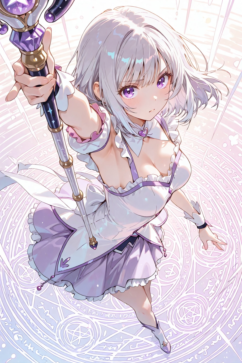 (1245)銀髪ちゃん魔法少女