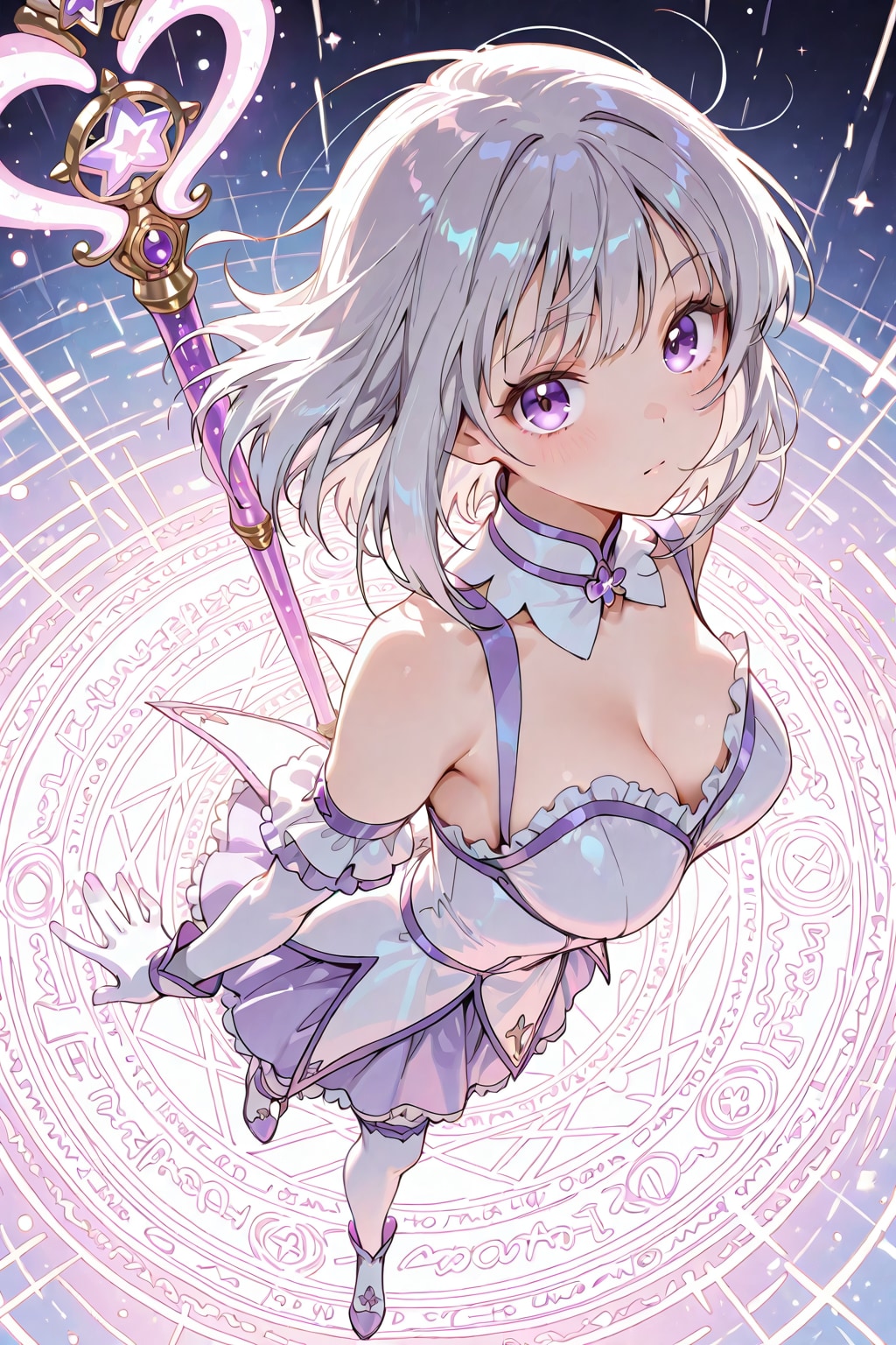 (1245)銀髪ちゃん魔法少女