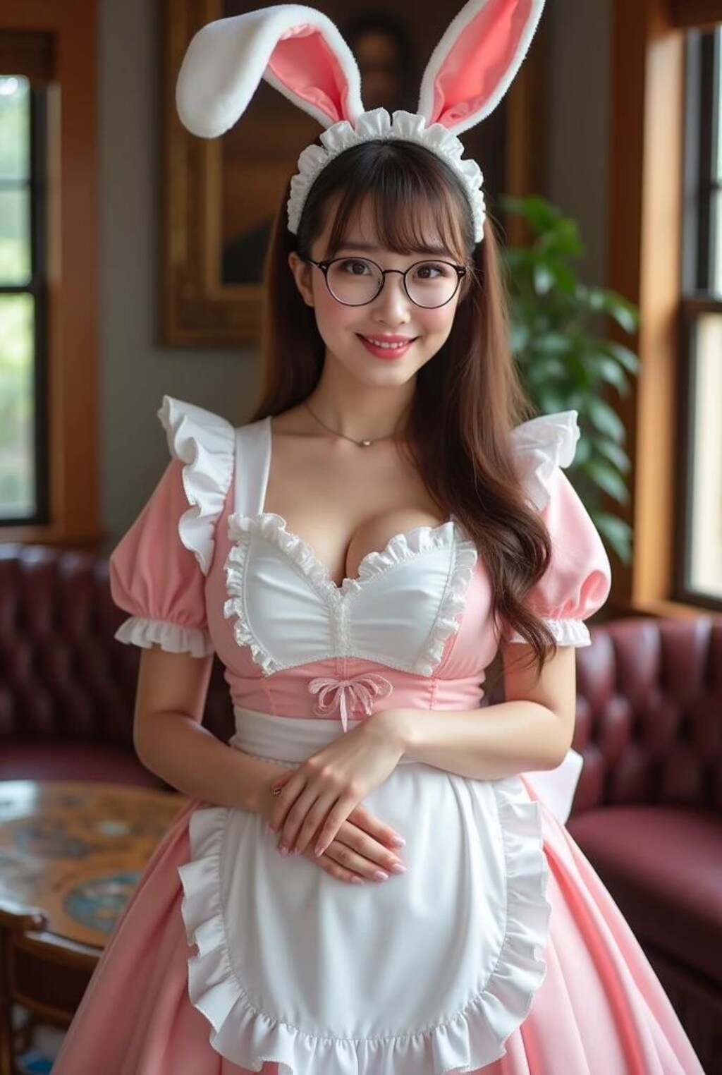 プラスサイズメイドバニー