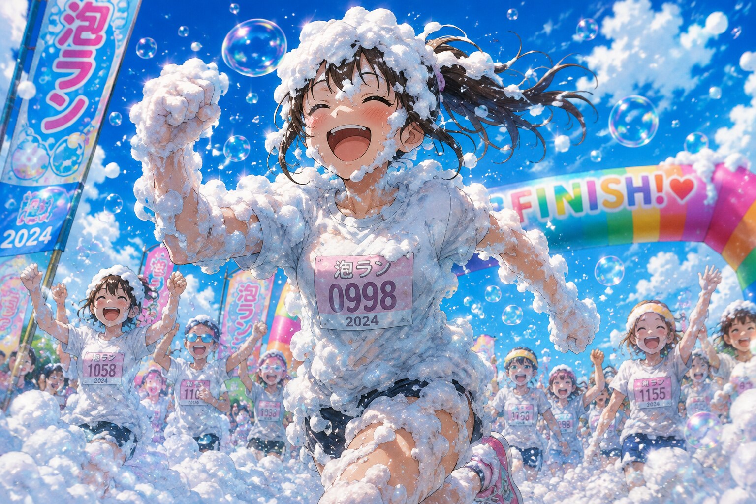 バブルランの日 | の人気AIイラスト・グラビア