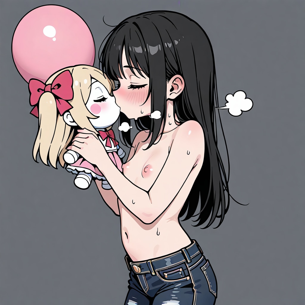 人形キス