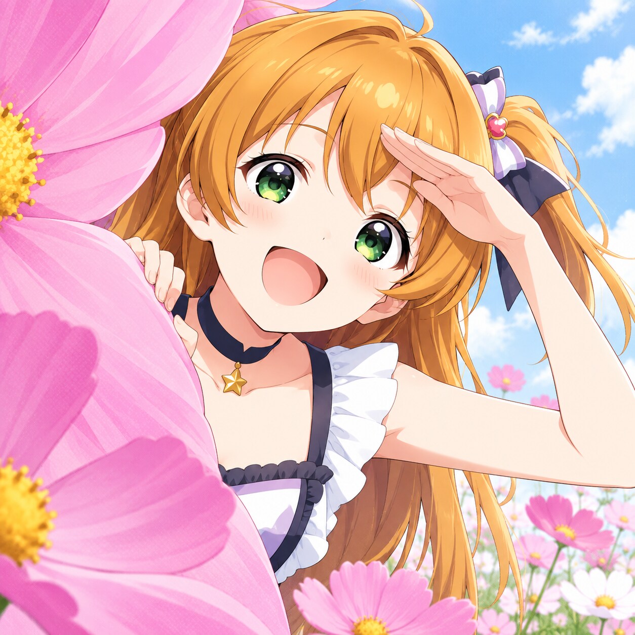 こんにちは秋桜（９）３時のアイドル　GPTimages2.5 | の人気AIイラスト・グラビア