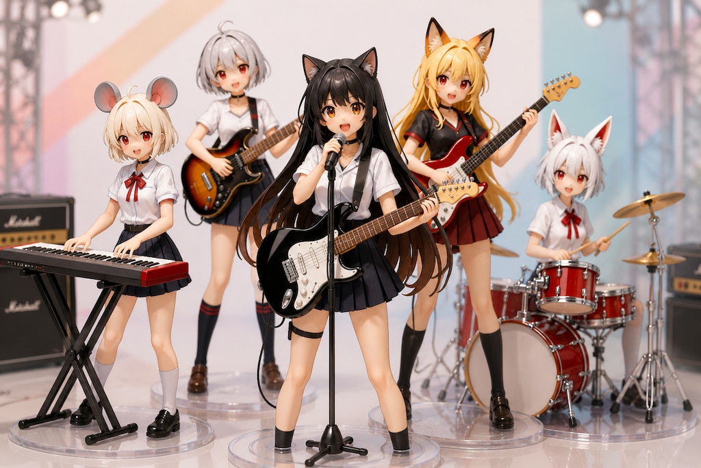ポンコIIのライブフィギュア