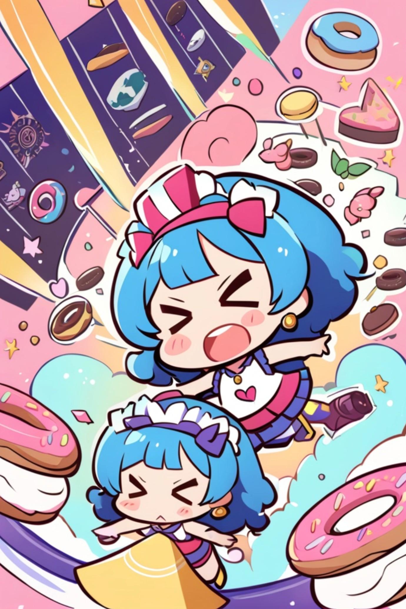 青髪ちゃん | の人気AIイラスト・グラビア