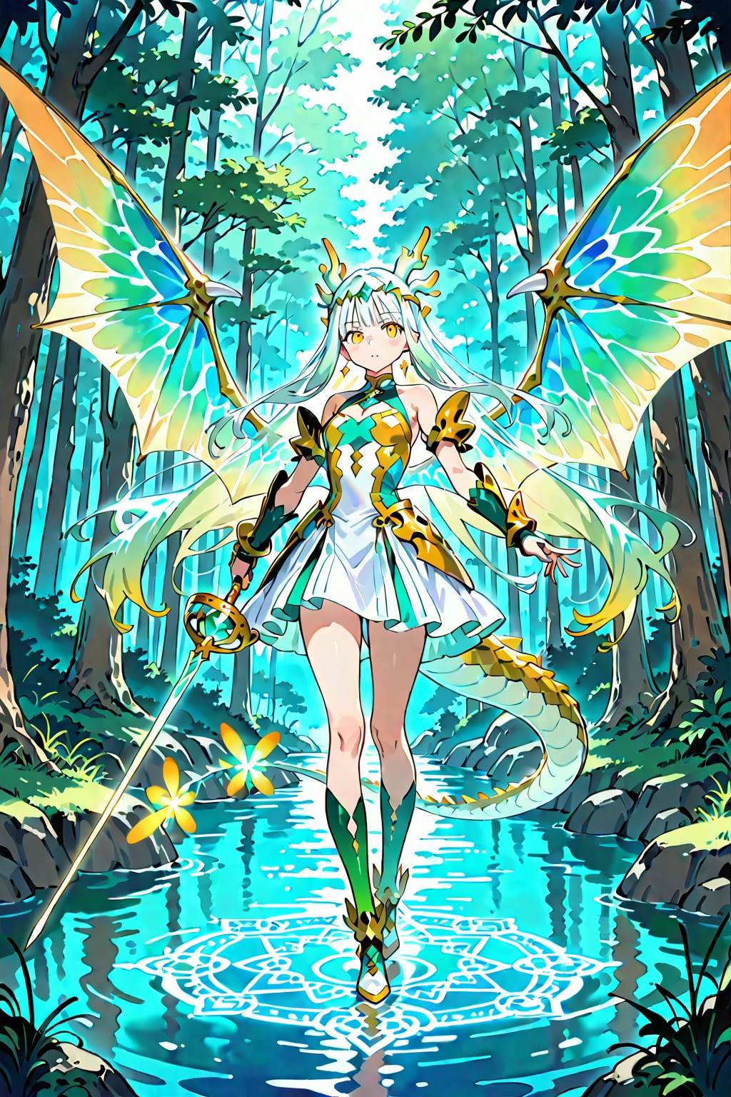 🐲 古代龍の魔法少女：クエレブレ（セレナ） 「黄金の価値を定義する、虹翼の守護騎士」