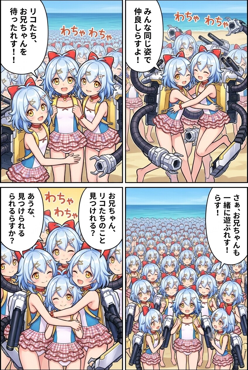 リコちゃんになっちゃった司令官とリコちゃん達のコミック#∞3