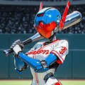 WBC記念 野球ロボ少女 2枚目