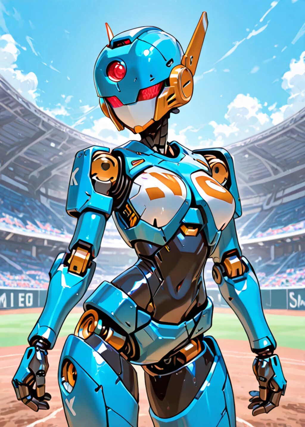 WBC記念 野球ロボ少女