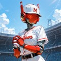 WBC記念 野球ロボ少女 3枚目