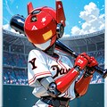 WBC記念 野球ロボ少女 4枚目