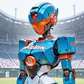 WBC記念 野球ロボ少女 7枚目