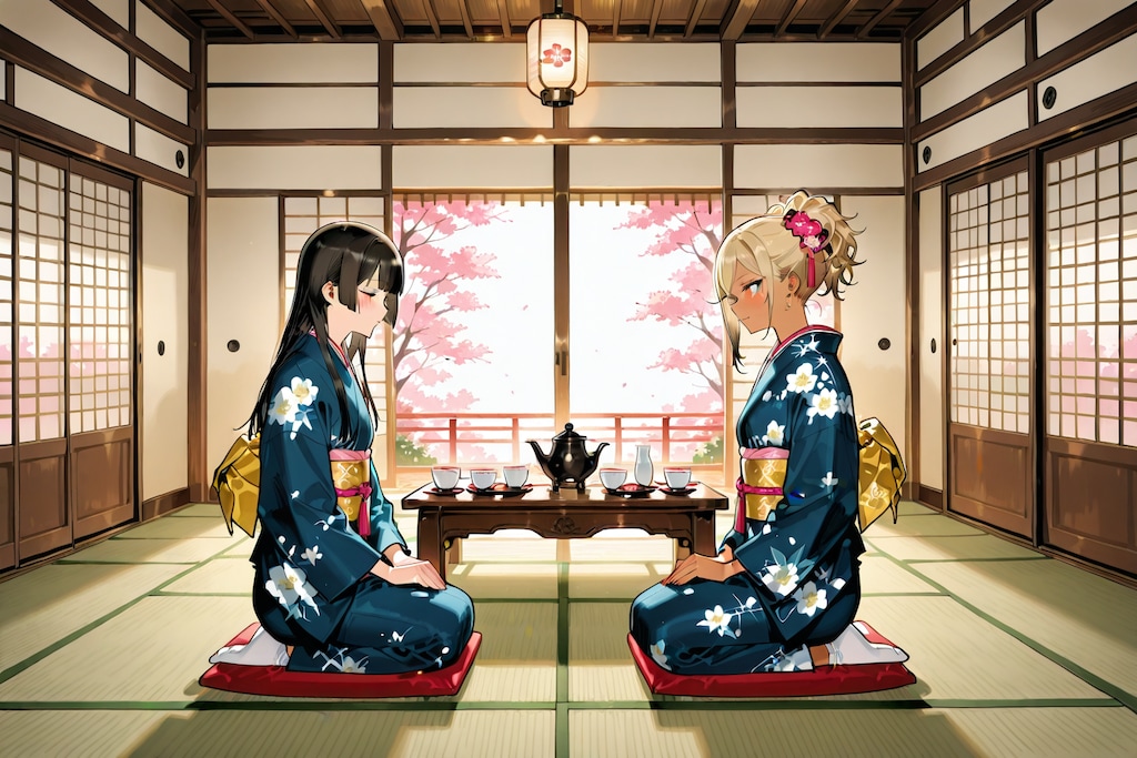 ギャルのお茶会・和