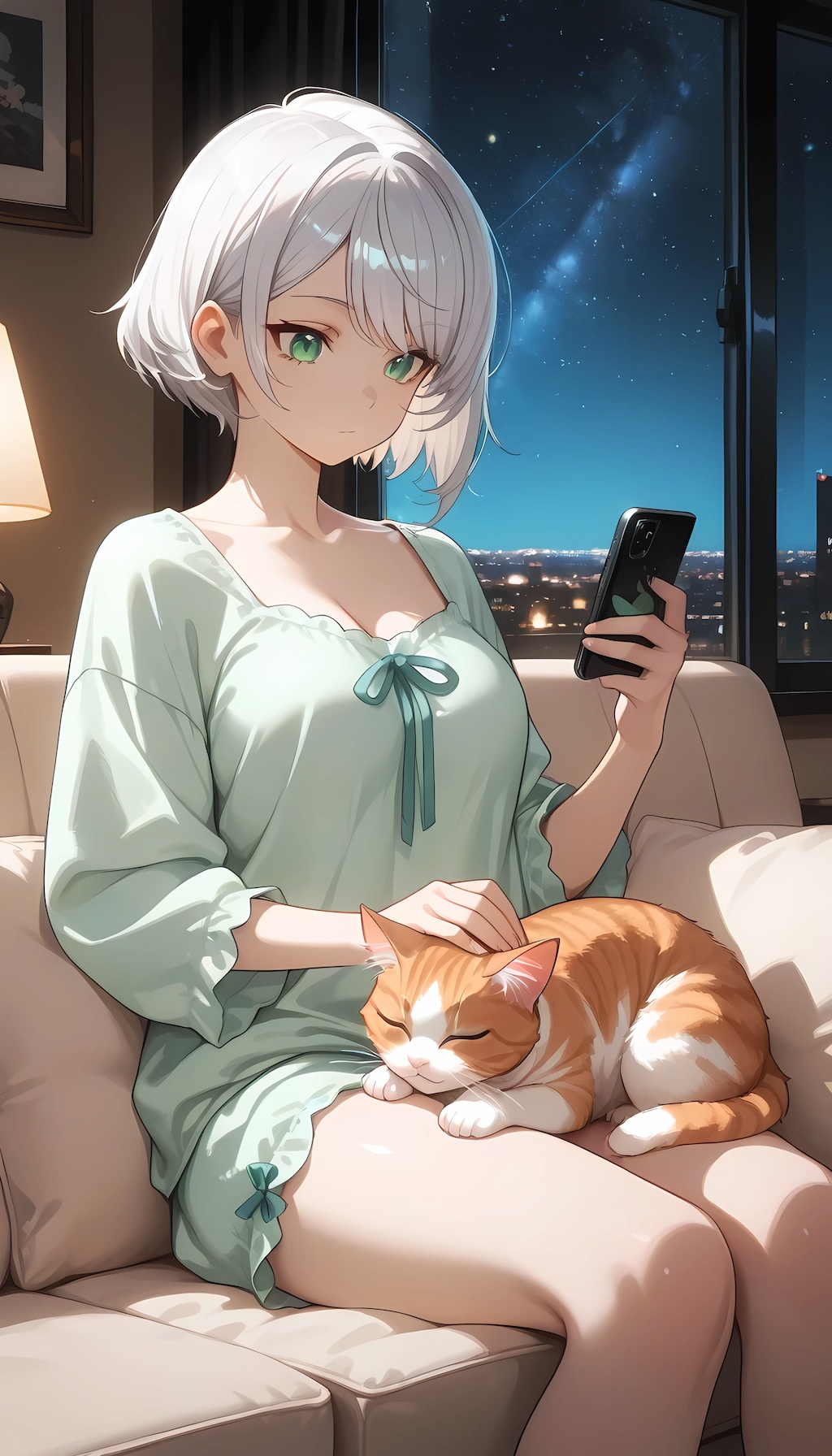 しあわせだにゃあ