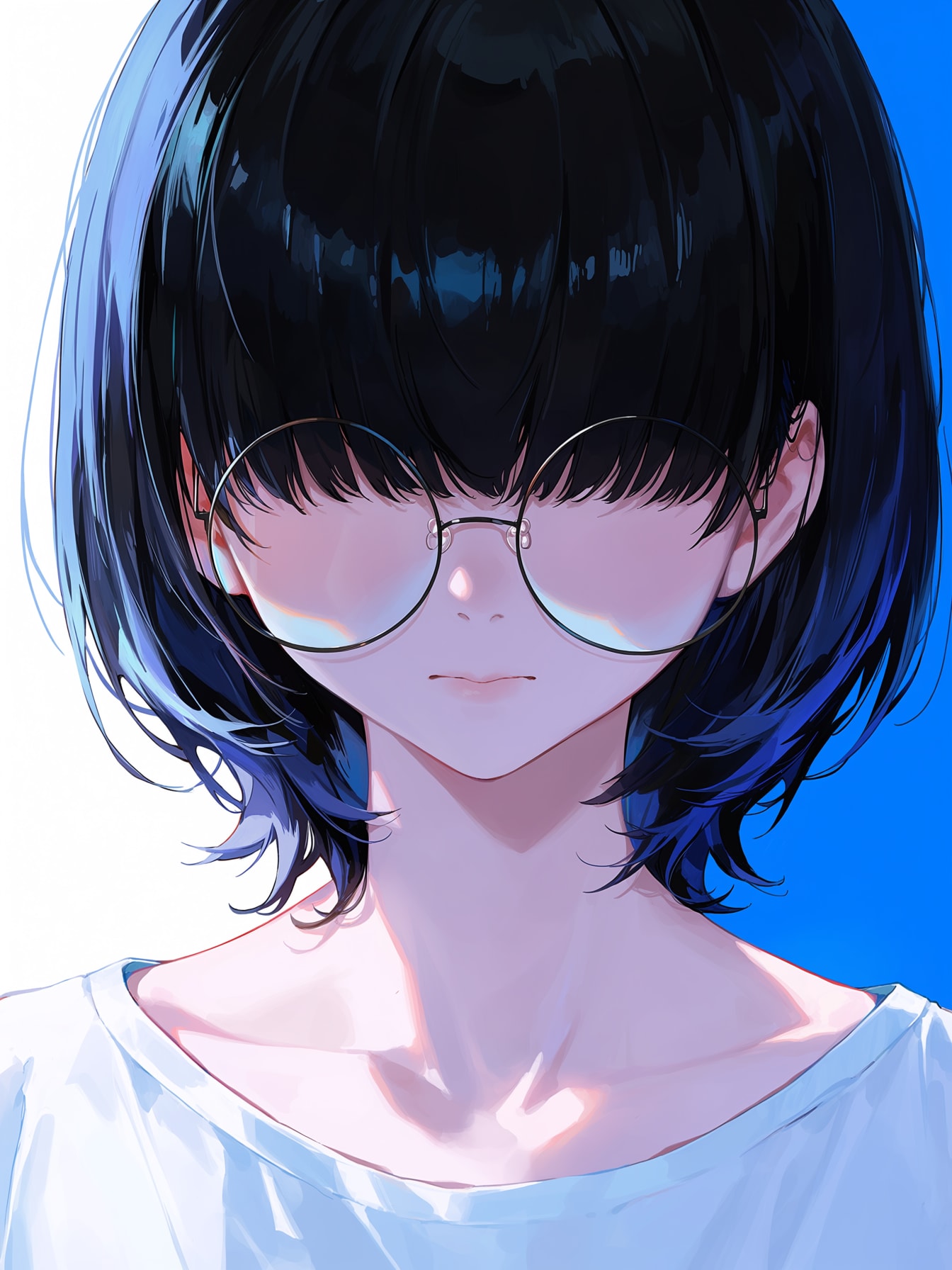 メカクレ眼鏡