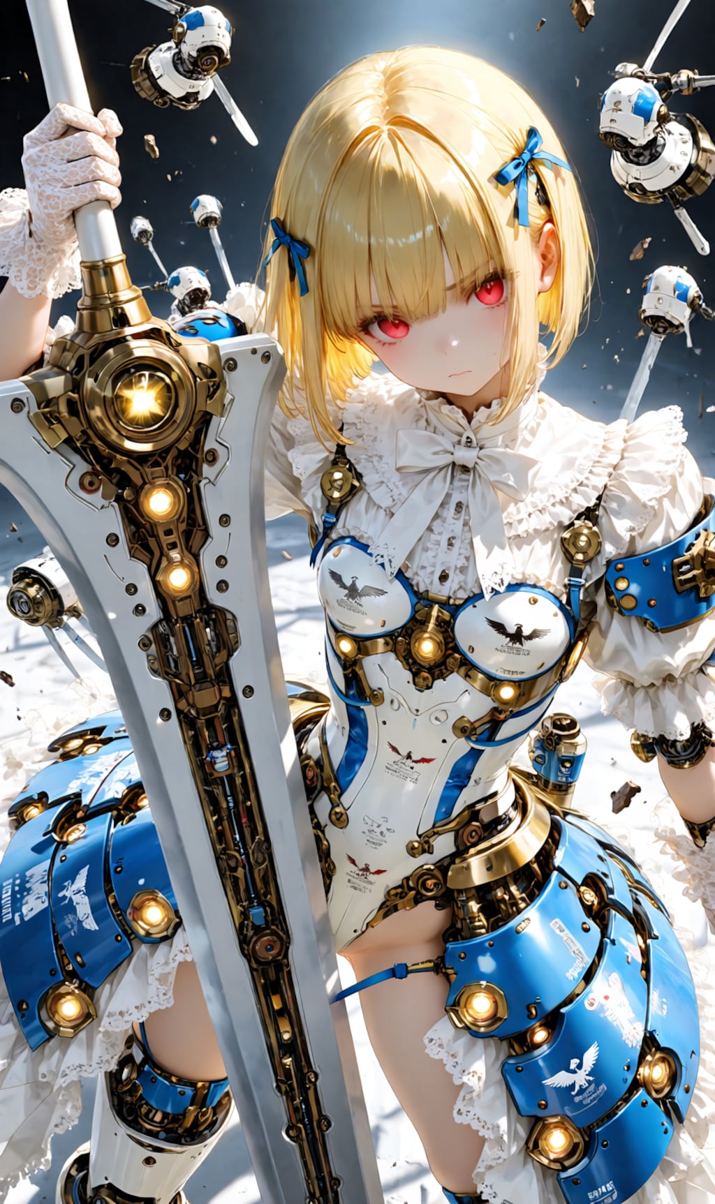 Armored Maid blue