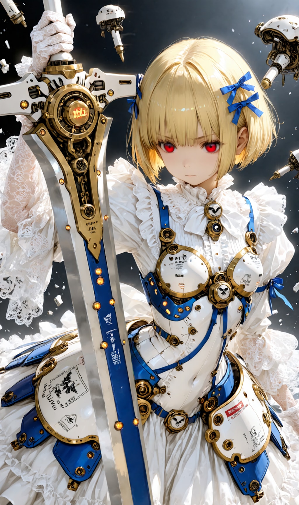 Armored Maid blue