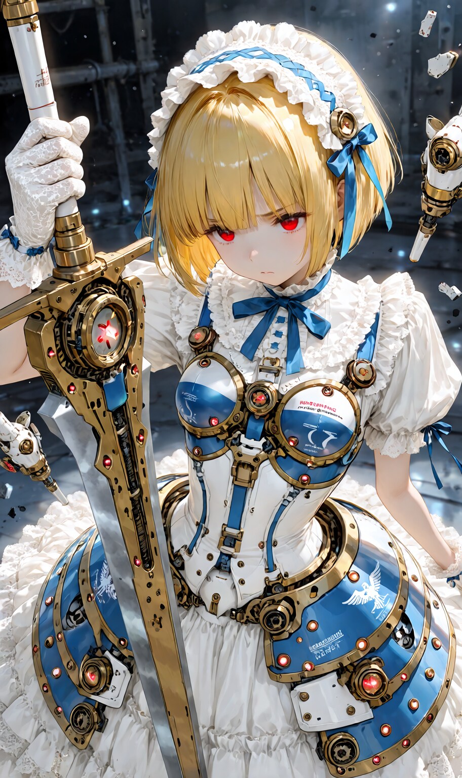Armored Maid blue
