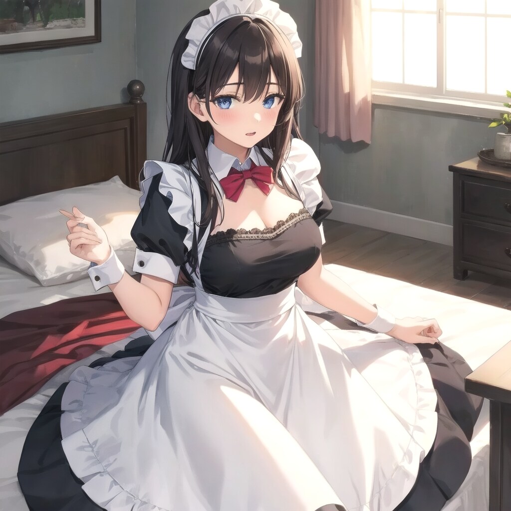 ベッドでなにを？