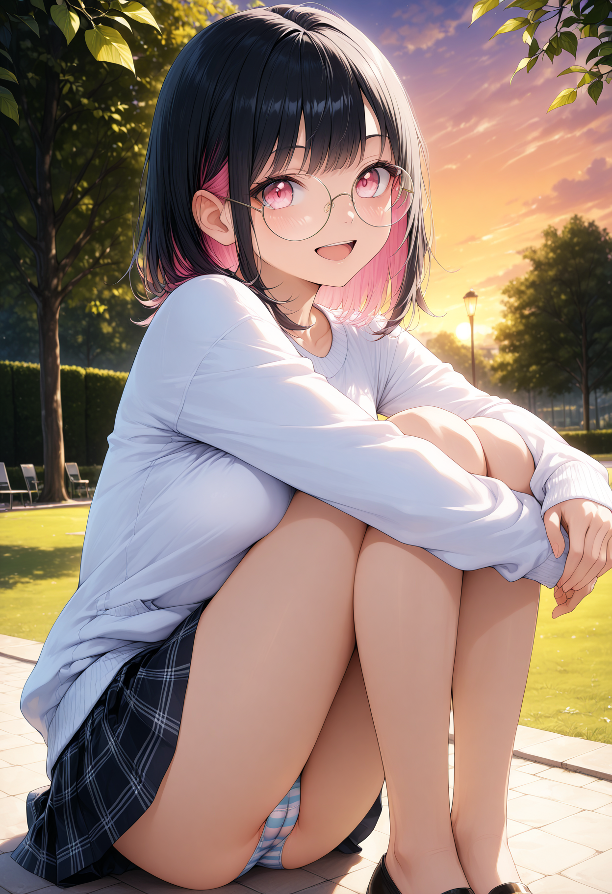公園パンチラ