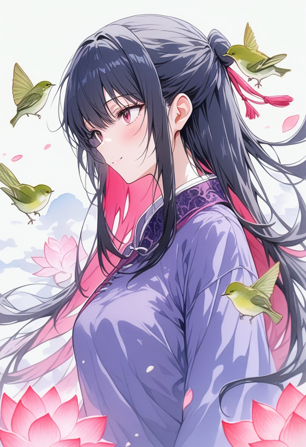 梅と鶯とリナちゃん