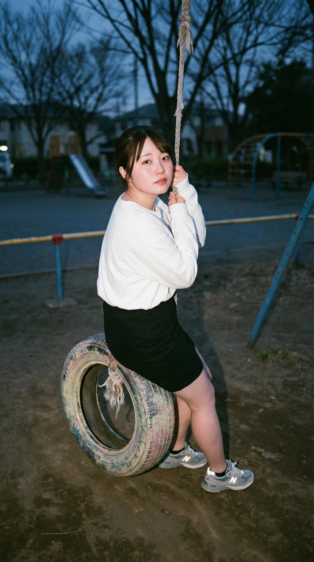 A Swing Between Childhood and Now