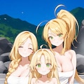 温泉満喫な三姉妹♪ 3枚目