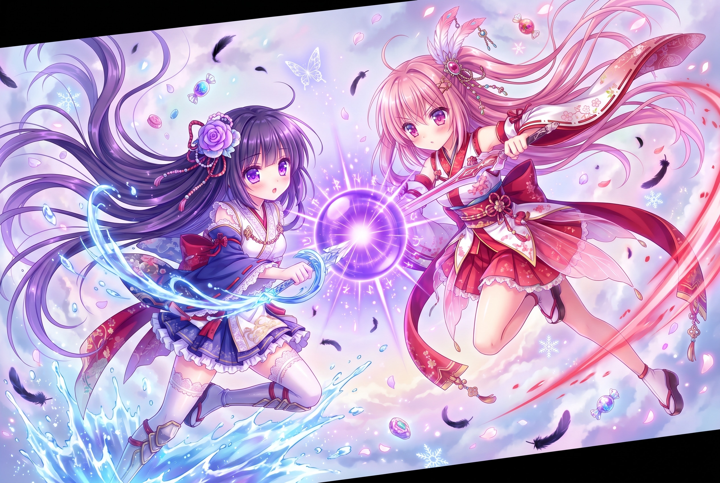 紫電花嵐双姫