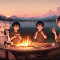 キャンプファイヤー 2枚目