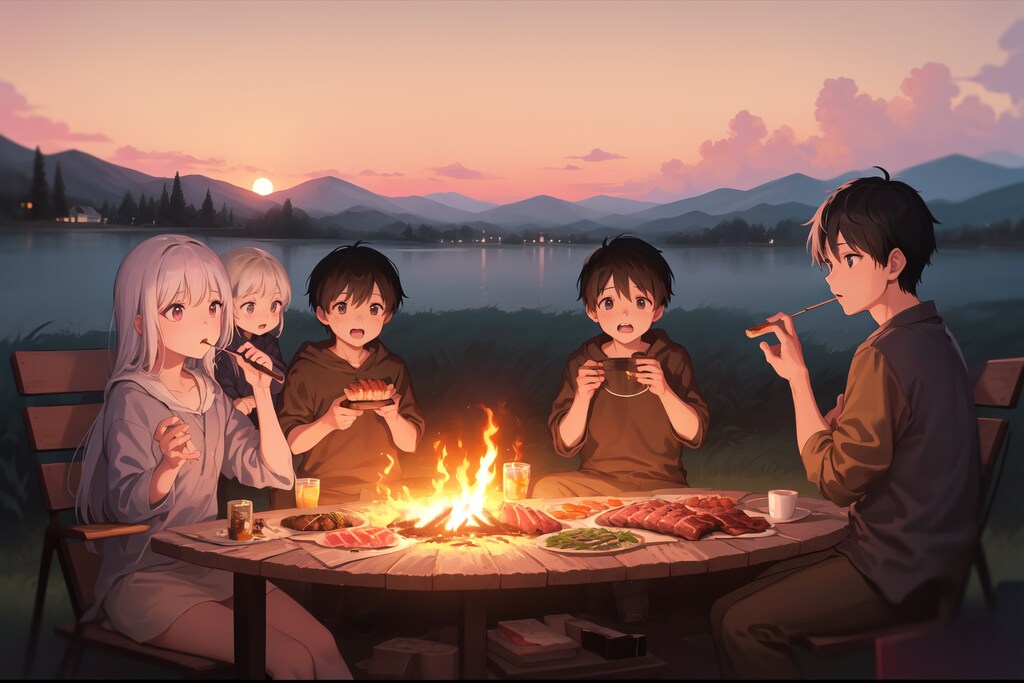 キャンプファイヤー