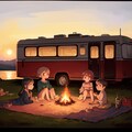 キャンプファイヤー 3枚目