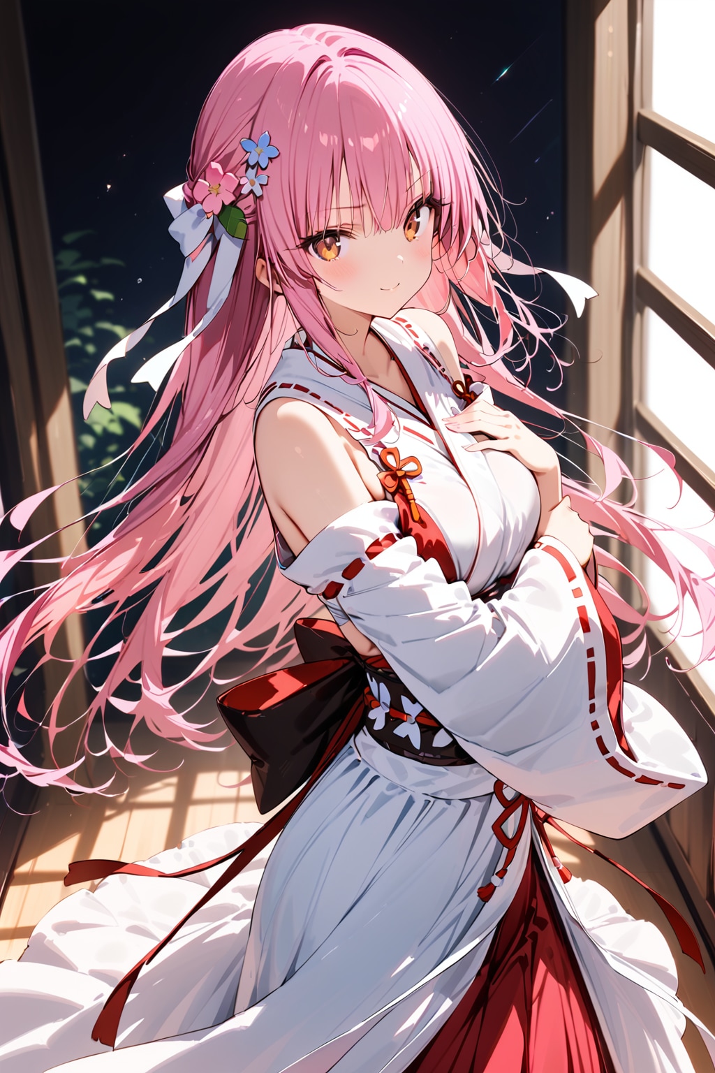 異世界神社の巫女さん（HALO） | の人気AIイラスト・グラビア