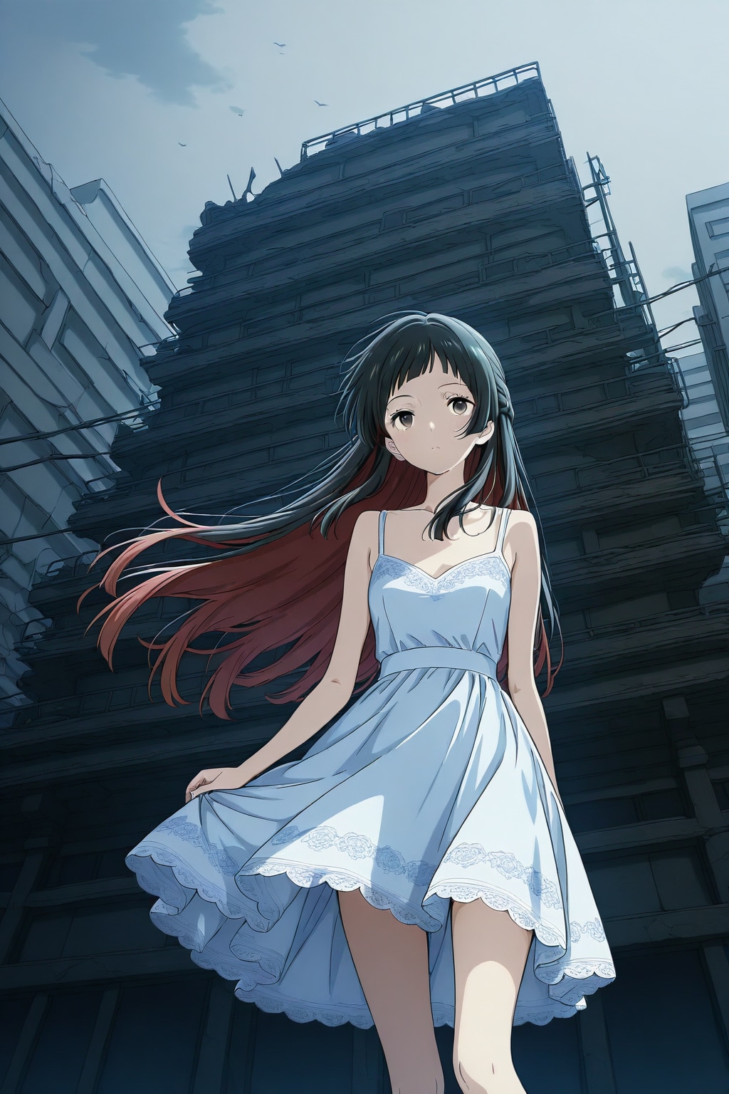 まるで巨大な墓標のように