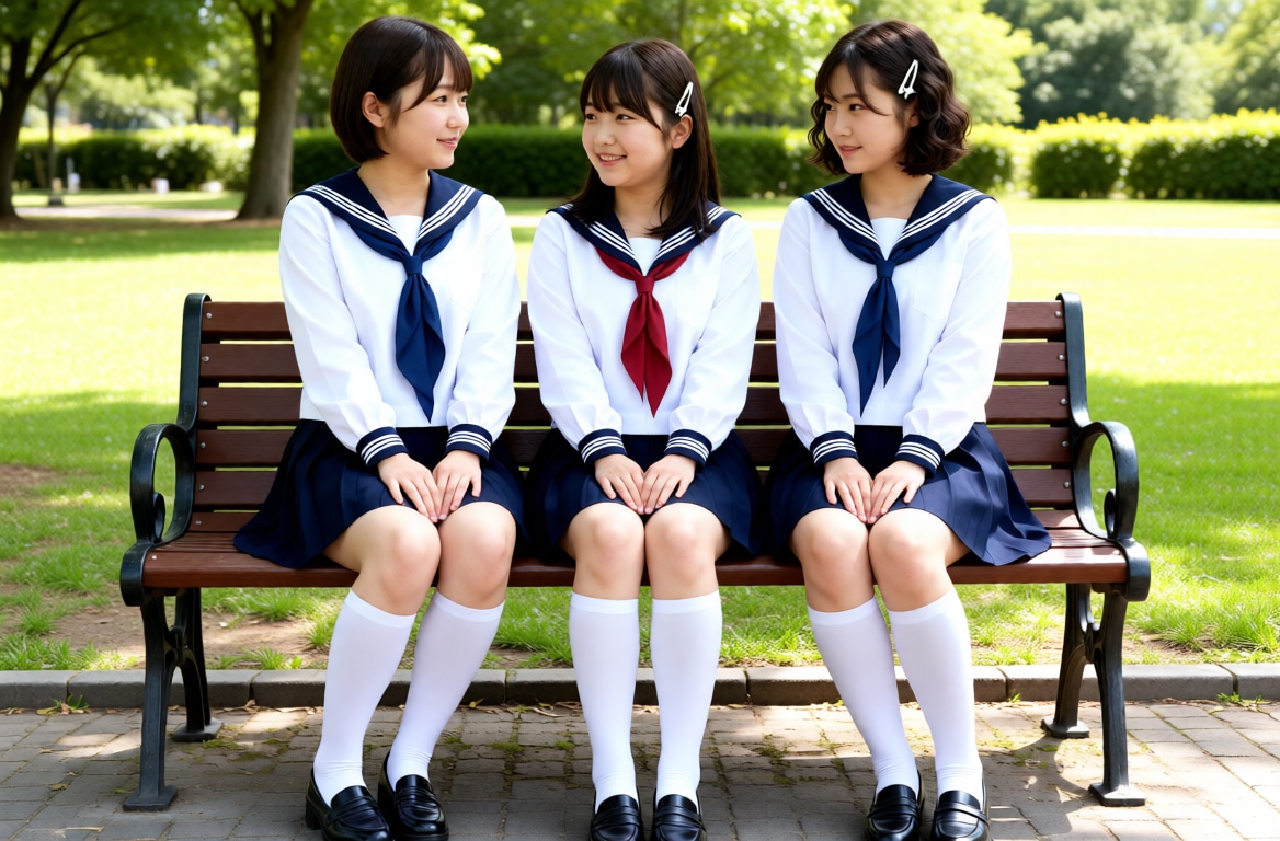 公園にいた3人