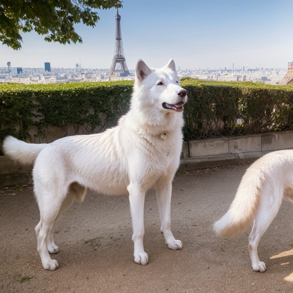 ４１日目ウルフ、エッフェル塔