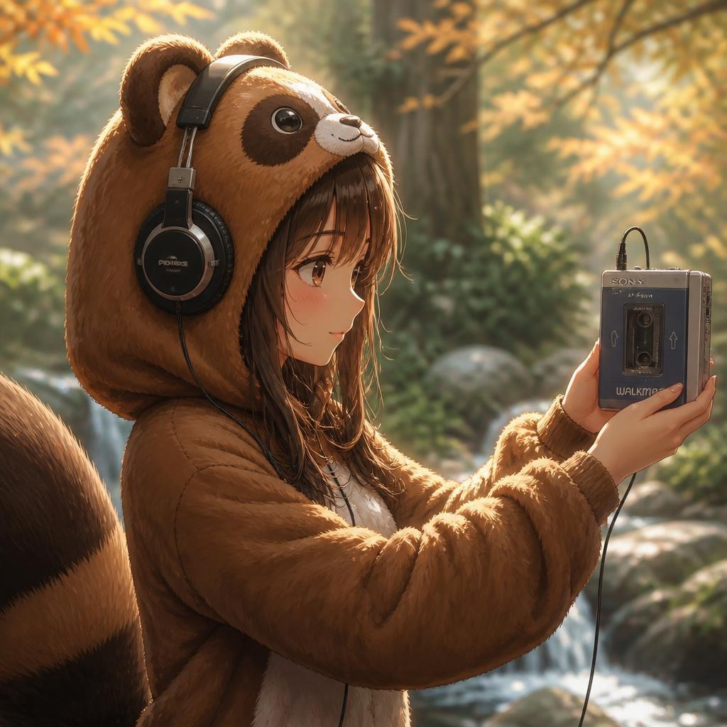 ウォークマン狸