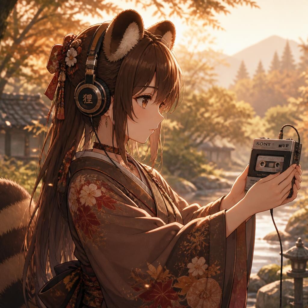 ウォークマン狸