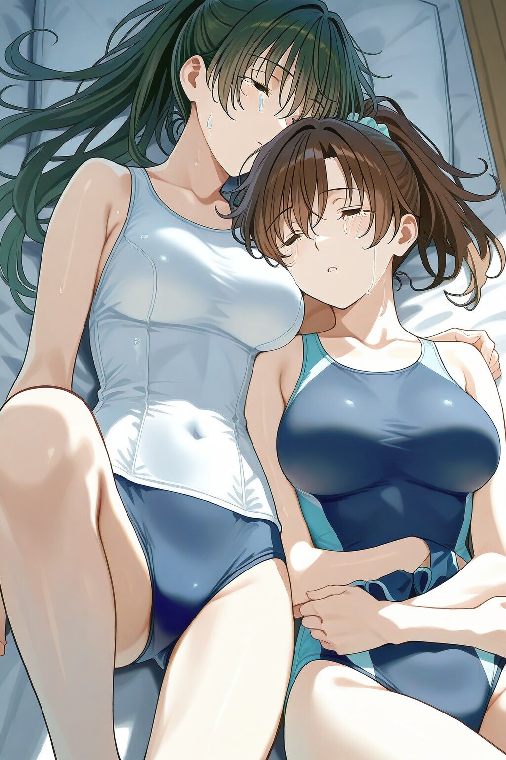 ポニーテール対決！2