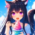 かき氷と、猫耳なうちの子♥その1-2(9枚) 3枚目