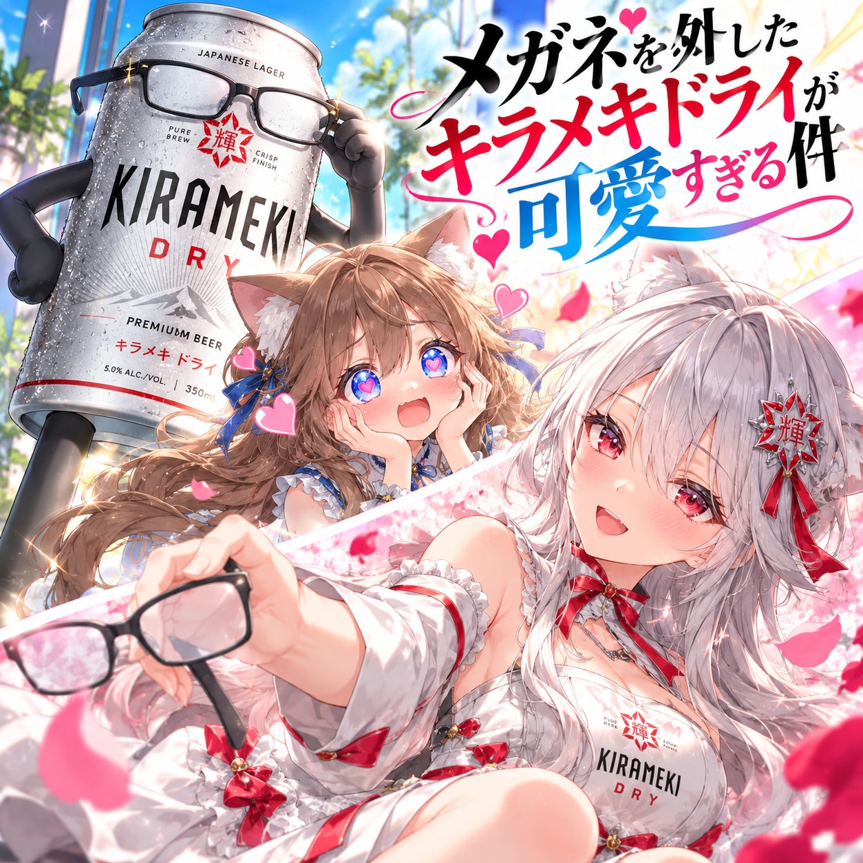 メガネを外したキラメキドライが可愛すぎる件の表紙 | の人気AIイラスト・グラビア