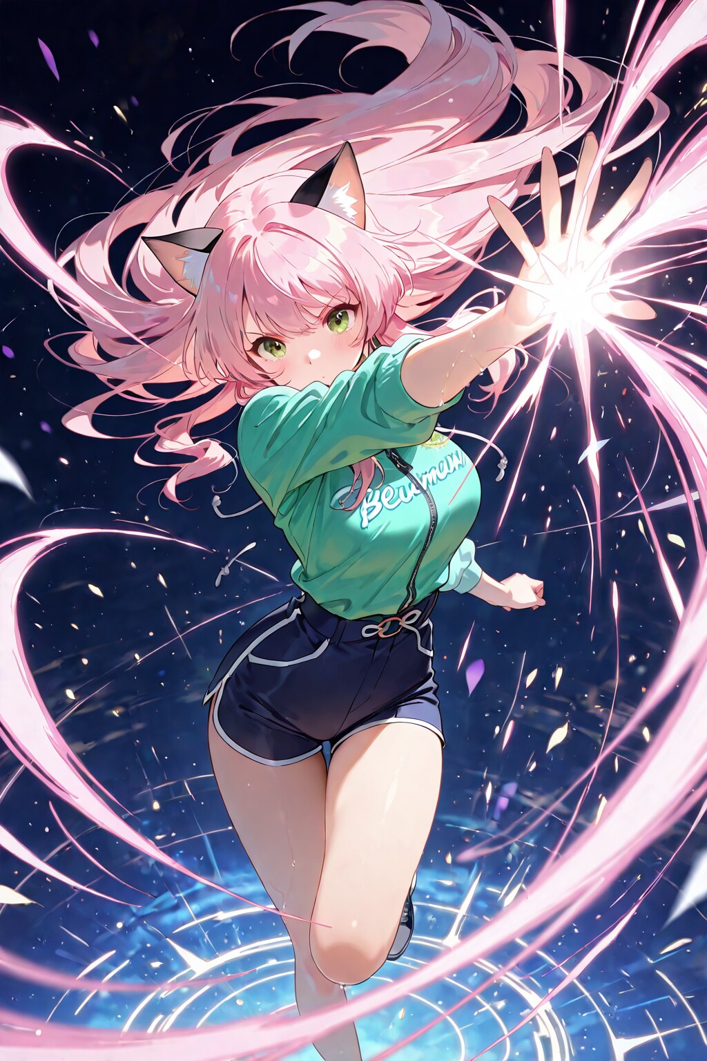 光弾と光剣🐱✨