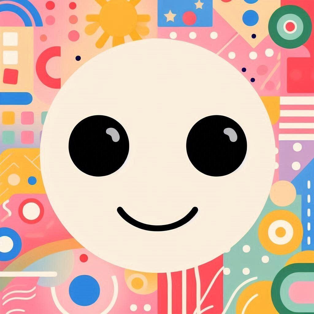 とてもシンプルな顔