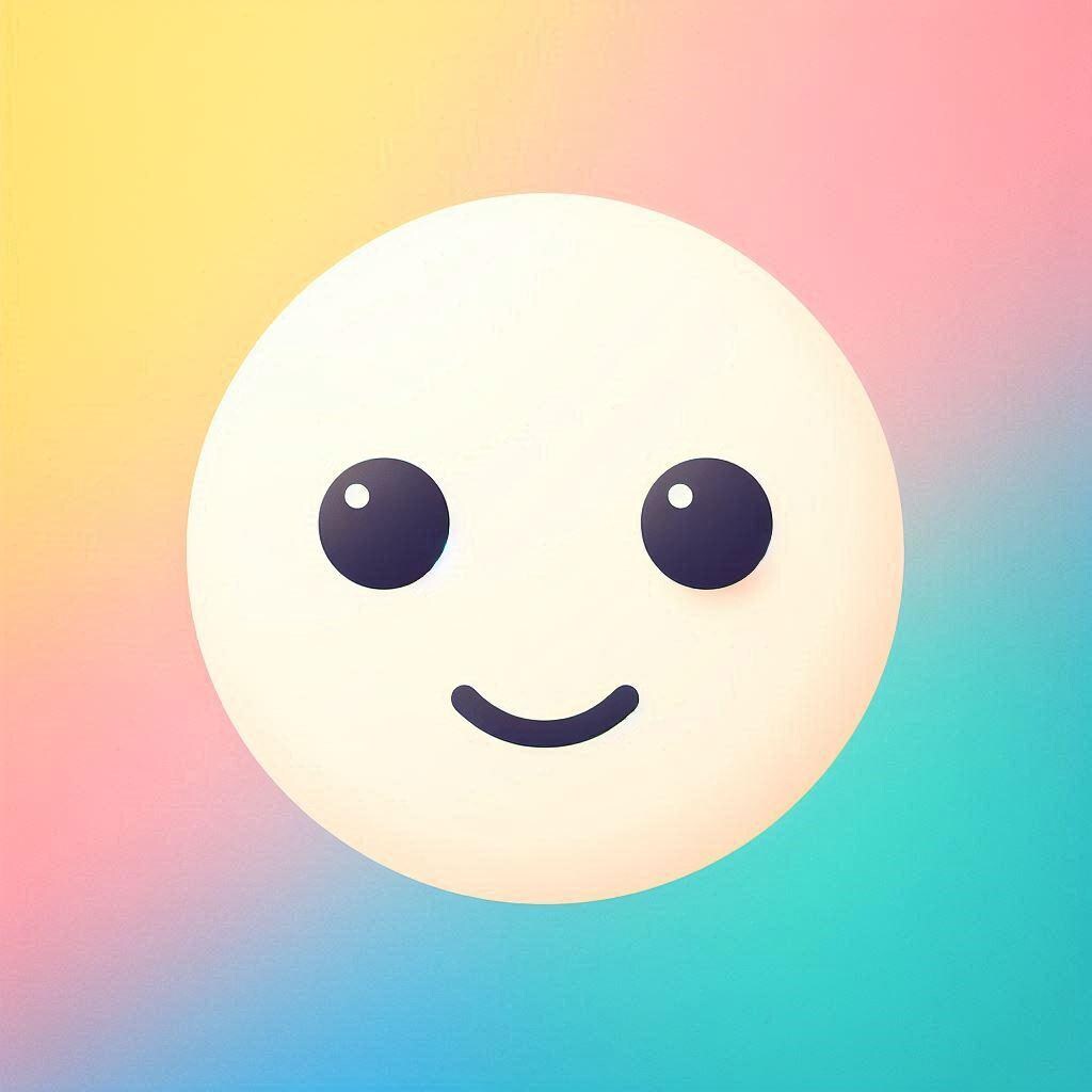 とてもシンプルな顔