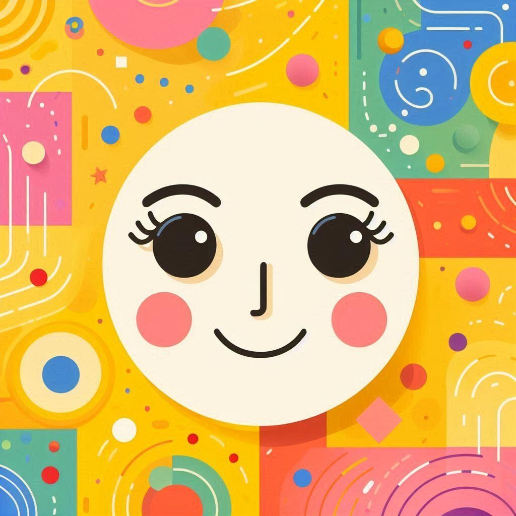 とてもシンプルな顔