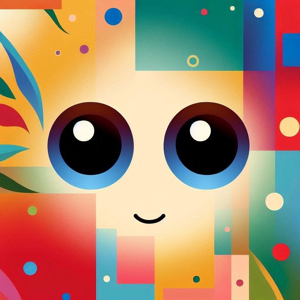 とてもシンプルな顔